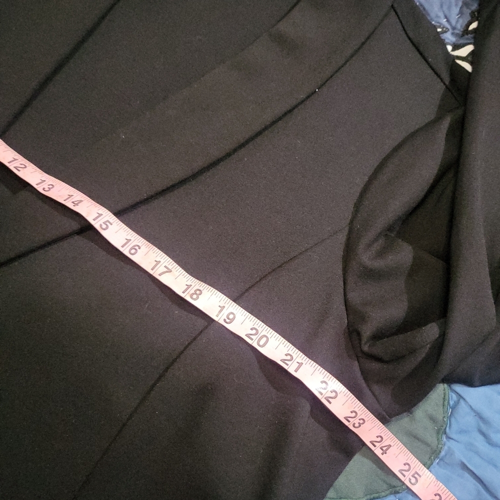 Tailored by Susan Graver Women's Sleek Ponte Blazer Black Size XL - Picture 3 of 6